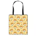 L Painting Dog Print Ng Bags For Groceries Papillon Pug Retrir Print Women Handbag Oulder Large Capacity