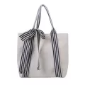 Prey Style Women Bow Oulder Underarm Ng Bag Ladies Canvas Handbag Tote Popular Fe Daily Bag