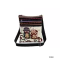 Ca Canvas Mesger Bag Cross Body Se Women Travel Clutch Oulder Bags Litweit Satchel Anim Owl Pattern Sg Bag
