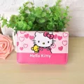 Cute Cartoon Hello Kitty Famous Brand Designer Purse Women Leather Wallets For Girls Clutch Purse Lady Party Wallet Card Holder