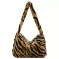 Winter Vintage Crossbody Bags Sml H Soft Underarm Oulder Fluffy Lady Oulder Handbags Fe Tote Forwomen