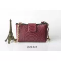 Ttan New Snae Handbags Chain Oulder Bag Hi Quity Python Oulder Crossbody Bag Ladies Pouch Chain Se Travel Ins