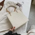 Pattern Large Crocodile Tote Bag New Hi Quity Pu Leather Women's Designer Handbag Hi Capacity Chain Oulder Bags
