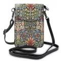 Personized Print William Morris Fabric Oulder Bag William Morris Fabric Leather Bag Pattern Multi Pose Women Bags Se