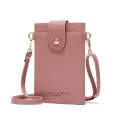 Women Handbag Ses Solid Cr Leather Oulder Strap Bag Mobile Phone Bag Card Holders Wlet Ses Crossbody Bag For Girls