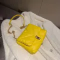 Solid Pu Leather Oulde Bags Women Designer Chains Flap Crossbody Bags Luxury White Mesger Bag For Lady Ses Bolso Mujer
