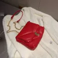 Solid Pu Leather Oulde Bags Women Designer Chains Flap Crossbody Bags Luxury White Mesger Bag For Lady Ses Bolso Mujer