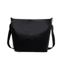 Leather Handbags For Women Ca Luxury Bags Fe Bucet Oulder Crossbogy Bag Ladies Solid Zier Tote Large Capacity