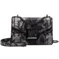 Mesger Bag Snae Print Oulder Vintage Crossbody Bag Women's Oulder Bag Flower Printing Canvas Graffiti Beach Bolsa J5s