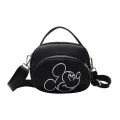 New Ca Mesger Bag Fe Student Cartoon Minnie Micey Canvas Bag Oulder Bag L-Match Japanese Sml Square Bag