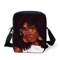 Forudesigns Melanin Pn Bags For Women Afro B Girls Magic Pattern Oulder Bags Fe Handbags Ladies Sml Flaps