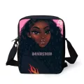 Forudesigns Melanin Pn Bags For Women Afro B Girls Magic Pattern Oulder Bags Fe Handbags Ladies Sml Flaps
