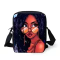 Forudesigns Melanin Pn Bags For Women Afro B Girls Magic Pattern Oulder Bags Fe Handbags Ladies Sml Flaps