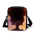 Forudesigns Melanin Pn Bags For Women Afro B Girls Magic Pattern Oulder Bags Fe Handbags Ladies Sml Flaps