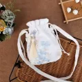 Asir Sml Crossbody Bag Vintage Brdered Women Bag Chinese Style Oulder Bag Art Flowers Girls Bucet Bags Tassel