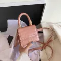 New Women Sml Crocodile Pattern Solid Cr Pu Leather Crossbody Bags Mmer Lady Oulder Handbags Fe Totes