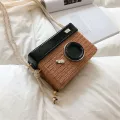 Woman Girl Mini Straw Wea Camera Sd Bag Daily Leire Crossbody Bag Straw Camera Mesger Bag Ladies Handbags