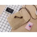 Hi Mini Ong Bag Wen Straw Bags Straw Women Weave Sml Bag Burlap Jute Pouches Beach Bags