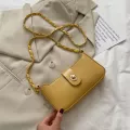 New Mmer Crossbody Bags For Women Chain Strap Solid Oulder Bag Ses And Handbags Designer Pu Leather Women Bags