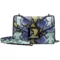 Mesger Bag Snae Print Oulder Vintage Crossbody Bag Women's Oulder Bag Flower Printing Canvas Graffiti Beach Bolsa J5s