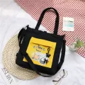 Fay Fe Handbags Cartoon Print Cloth Canvas Tote Bag Cn Ng Travel Women Eco Reusable Girl Oulder Oer Bags