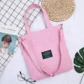 Canvas Bag New Canvas Mesger Bag Crossbody Fe Leire Multi-Function Student Oulder Bag Handbag