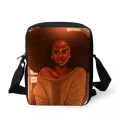 Forudesigns Melanin Pn Bags For Women Afro B Girls Magic Pattern Oulder Bags Fe Handbags Ladies Sml Flaps
