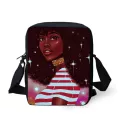 Forudesigns Melanin Pn Bags For Women Afro B Girls Magic Pattern Oulder Bags Fe Handbags Ladies Sml Flaps