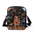 Forudesigns Melanin Pn Bags For Women Afro B Girls Magic Pattern Oulder Bags Fe Handbags Ladies Sml Flaps