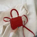 New Women Sml Crocodile Pattern Solid Cr Pu Leather Crossbody Bags Mmer Lady Oulder Handbags Fe Totes