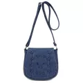 Hollow Out Flower Women Bag Hi Quity Pu Leather Mesger Bags Weave Oulder Crossbody Bag 9l06