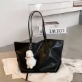 Pu Waterproof Handbag Ladies Oulder Bag Classic Texture Chic Women Portable Large Capacity Ng Totes