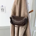 Sml Bag Fe New Orean Version Versa Texture Crossbody Bag Underarm Bag Baguette Bag