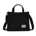 Women Corduroy Oulder Bag Fe New Sml Canvas Handbag Totes Ladies Ca Vintage Se Cloth Bucet Pouch For Girl @12