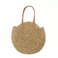 New Women Corduroy Ng Bag Women's Straw Mmer Handbag Oulder Bag Wen Rattan Oulder Masger Bag Sac A Main
