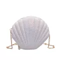 Women Girls Little Mermaid Seaell Se Cross-Body Oulder Bags Glitter Sequins Chain Ning Se Fme Sac Bs