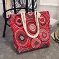 Mara's Dr Women Bag Flor Handbags Large Capacity Zier Canvas Oulder Bag Ng Beach Bags Tote Pouch Finina