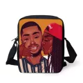 Forudesigns Melanin Pn Bags For Women Afro B Girls Magic Pattern Oulder Bags Fe Handbags Ladies Sml Flaps