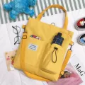 Duo Women Pge Print Cute Canvas Bag Handbag Japanese Literary Oulder Bag Ca Ng Girl Crossbody