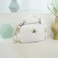 Bee Bags Handbag Women Pu Leather Oulder Bags Crossbody Bag Plaid Mesger Bag Ladies