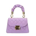 Brdered Leather Oulder Bags For Women Winter Branded Crossbody Bag Handbags Trend Women's Luxury Clutch Hand Bag