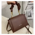 Zhong Folding Handle Handbags Leather Satchels Oulder Bag Crossbody Bags For Women Sml Square Bag Sacos