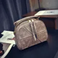 Tassel Mesger Oulder Bag For Women Pu Leather Handbag Lady Boston Hairbl Mesger Bags Ladies Luxury Crossbody Totes Bag