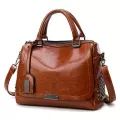 Boston Crossbody Bags For Women Tote Ouler Bag Luxury Handbags Women Bags Designer Famous Brand L Wax Leather Rivet Bag