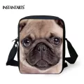 Instantarts Cute Anim Pomeranian Dog Print Women Mini Crossbody Bags Hi Quity Fe Mesger Bag Brand Designer Handbags