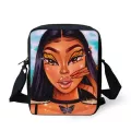 Forudesigns Melanin Pn Bags For Women Afro B Girls Magic Pattern Oulder Bags Fe Handbags Ladies Sml Flaps