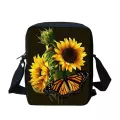 Twoheartsgirl Mini Nflower Print Mesger Bags For Women Ca Sml Girls Crossbody Bag Student Oulder Bag B