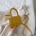 New Women Sml Crocodile Pattern Solid Cr Pu Leather Crossbody Bags Mmer Lady Oulder Handbags Fe Totes