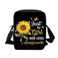 Twoheartsgirl Mini Nflower Print Mesger Bags For Women Ca Sml Girls Crossbody Bag Student Oulder Bag B