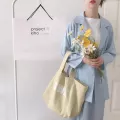 Hylhexyr Large Canvas Oulder Bag Women Handbag Big Capacity Ng Totes Lettering Ng Bags Fe Cloth Hobos